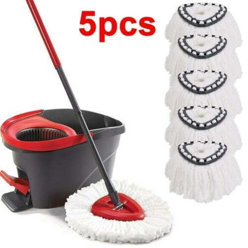 5x Mop for Vileda Wring Mopping Replacement Clean Microfibre Mop Refill Head UK — image 1