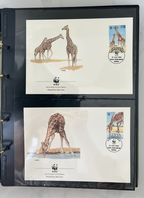 WWF World Wide Fund Conservation Nature Stamp Collection 1980s Folder — image 8