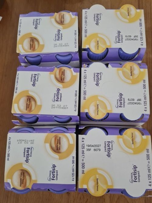 nutricia fortisip compact protein 24x 125ml 12 banana 12 mocha exp 2027