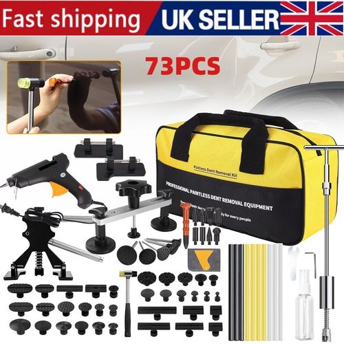 PDR Tool Car Paintless Kit Dent Puller Lifter Repair Removal Hail Glue Gun Tabs — image 2