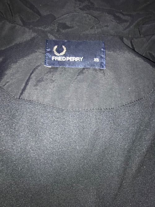 Fred Perry Jacket Black XS Unisex Very Good Condition Pre loved RRP £100+ — image 5