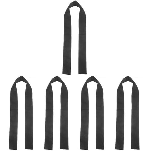 5Pcs Winch Rope Sleeve Durable Polyester Protective Cover for Atv Use Black — image 3