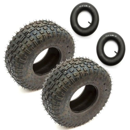 2x Tyre & Tubes 145x70-6 Off Road 4 Ply Fits Suzuki LT50 Quad ATV 6 Inch Wheel
