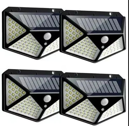 6X Solar Power PIR Motion Sensor Wall Lights 100LED Outdoor Garden Security Lamp
