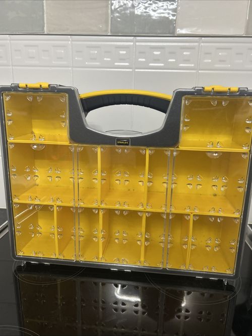Stanley  Waterproof Deep Pro Organiser Tool Screw Storage Case Box, — image 1