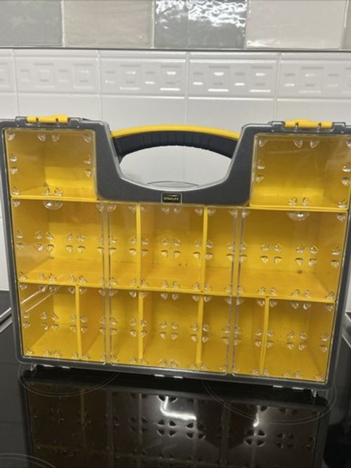 Stanley  Waterproof Deep Pro Organiser Tool Screw Storage Case Box,