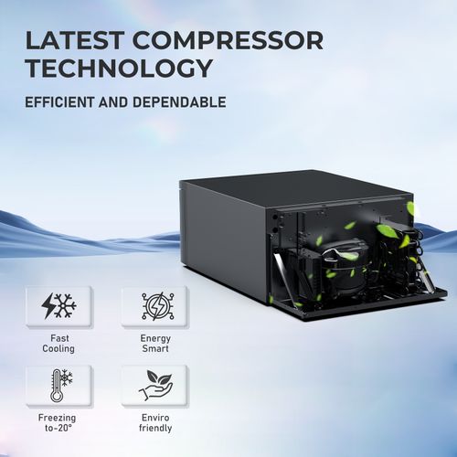 12V 20L Campervan Compressor Drawer Fridge Freezer APP Control Caravan Camper — image 2