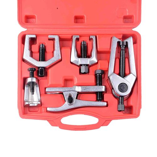 5Pc Front End Service Tool Kit Pitman Arm Puller Ball Joint Separator — image 5