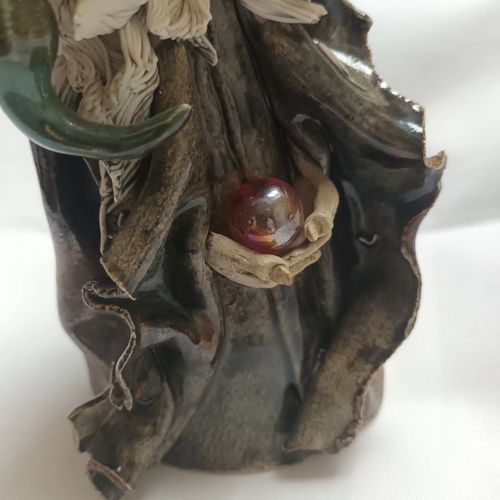 Clare Craft Pottery/ WIZARD WITH CRYSTAL BALL — image 12