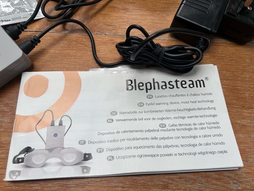 Blephasteam Eyelid Warming Device Goggles Grey Blepharitis MGD — image 2