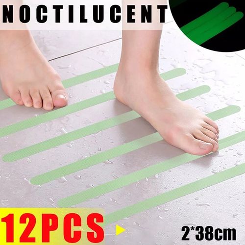 12 Pack Luminous Non Slip Shower Strip Sticker Bath Mat for Better Traction — image 2