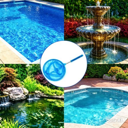 Leaf Skimmer Hot Tub Debris Cleaning Mesh Net Fish koi Pond Spas Swimming Pool — image 6