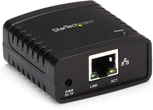 StarTech.com 10/100Mbps Ethernet to USB 2.0 Network Print Server - Windows 10 -