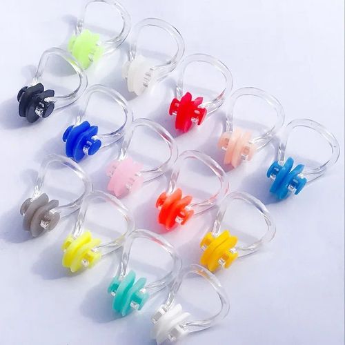 10pcs Reusable Silicone Swimming Nose Clips Soft Comfortable for Adults Kids — image 3