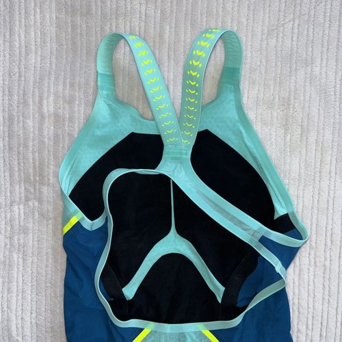 Speedo Women's LZR Fastskin Intent Openback Kneeskin Arctic Glass Size 26 New* — image 11