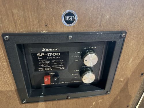 Vintage Sansui SP-1700 3-Way 5-Speaker System - Rare - Fully Working — image 8