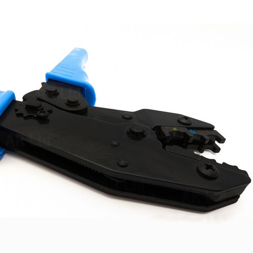 Ratchet Crimping Plier Tool Crimp insulated wire cable Terminal Crimper — image 4
