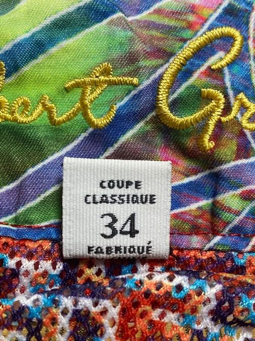 Robert Graham Swim Shorts Men 34 Plaid Multicolour Lined Drawstring Trunks — image 8