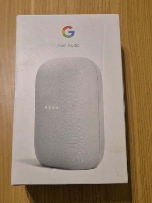 Google Nest Audio Smart Speaker Assistant - Chalk (UK Version) BOXED ✅ — image 9