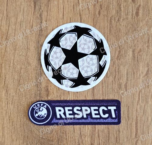 Champions League Starball Respect Foundation Patch Badge 2009-2025 Heat Transfer — image 1
