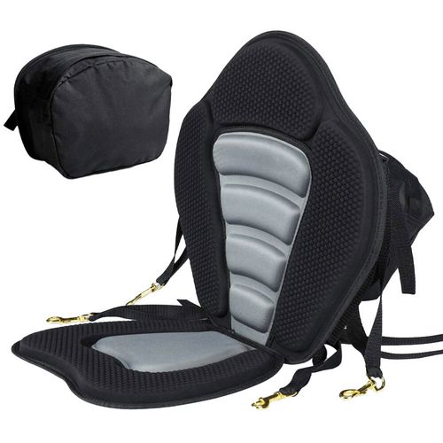 Kayak Seat Paddle Cushion Board Back Rest Rest Back Support Cushion Safety Black — image 8