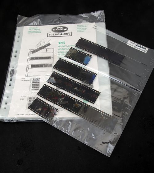 25x Acid-Free Archival Storage Filing Sheets Negative Pages 35mm 135 Film  Slide — image 2