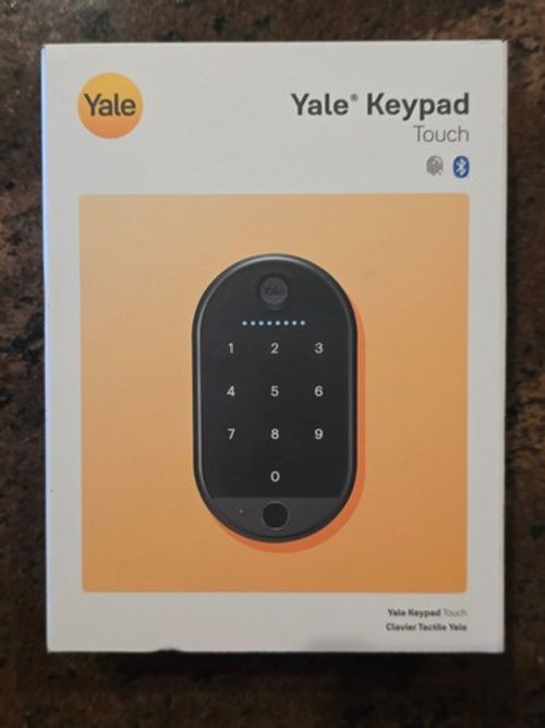 Yale YRK110-F-BLE-BLK Keypad Retrofit Touch Smart Keypad AK-R4 with Fingerprint