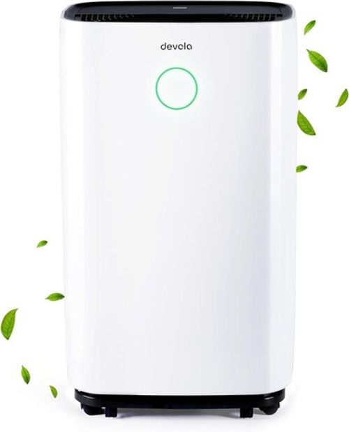 Devola Dehumidifier Low Energy Quiet Laundry Drying Mode Dust Filter For Home