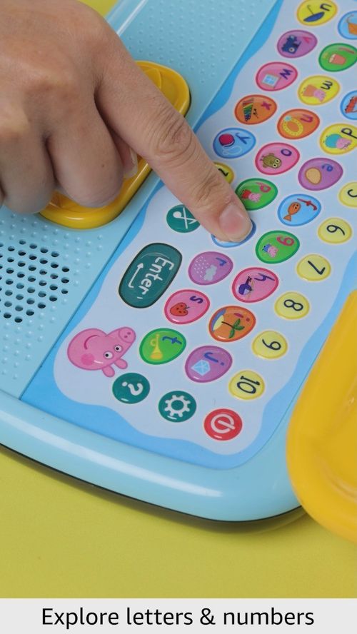 VTech Peppa Pig: Play Smart Laptop | Interactive Learning Laptop for Kids with — image 2