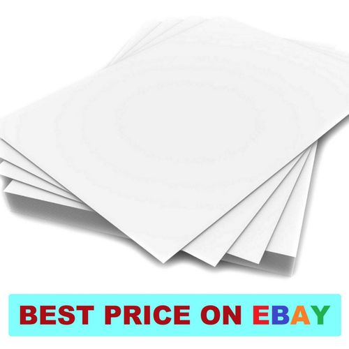 A2 A3 A4 A5 White Card Stock Sheets Blanks Paper GSM Plain Smooth Thin Cardboard — image 6