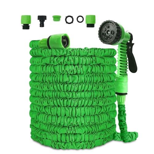Expandable Garden Hose Pipe 25ft to 250ft Anti Kink 7 Function Water Spray Gun