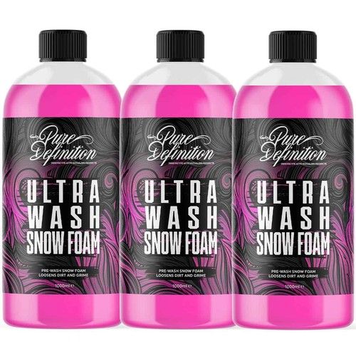 Snow Foam Cleaner Ultra Pre Wash 3L Jet Washing Car Cleaning Pure Definition