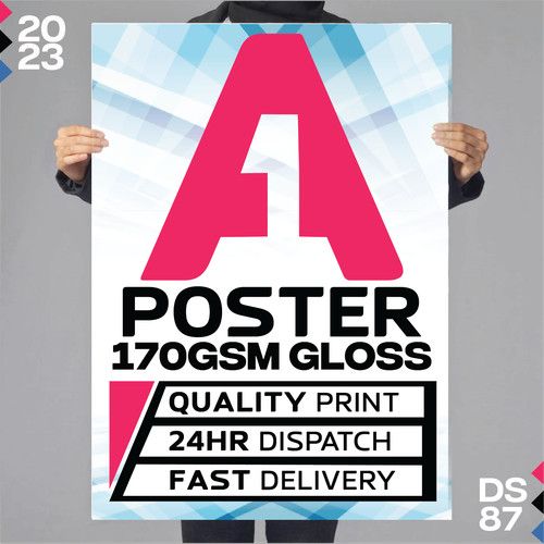 Personalized Poster Paper Print Glossy Photo Custom High Quality 170gsm A1/A2/A3