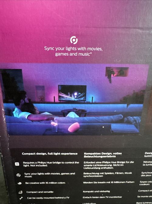 Philips Hue Play White and Colour Ambiance Smart Light Bar Double Pack - Black — image 4