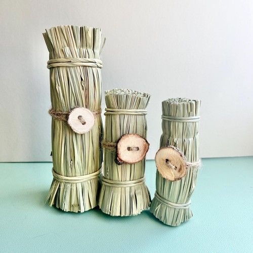 Hay Bunch Chew for Small Animals | Sustainable Napier Grass Toy