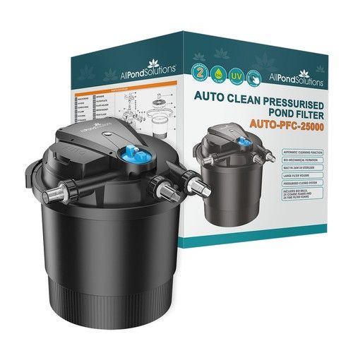 Garden Auto Cleaning Pressurised Koi Pond Filters 5000L/H - 75000L/H Fish Water