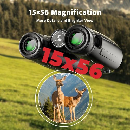 usogood Professional 15x56 Binoculars for Adults, Bird Watching Travel Binocular — image 2