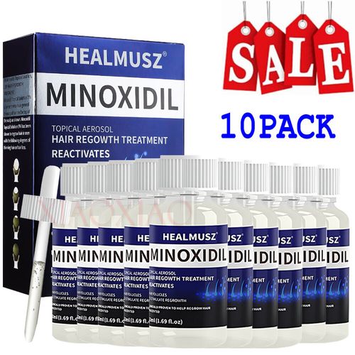 10 Month Supply Men Women Hair Regrowth Treatment Extra Strength Solution 50ml — image 1