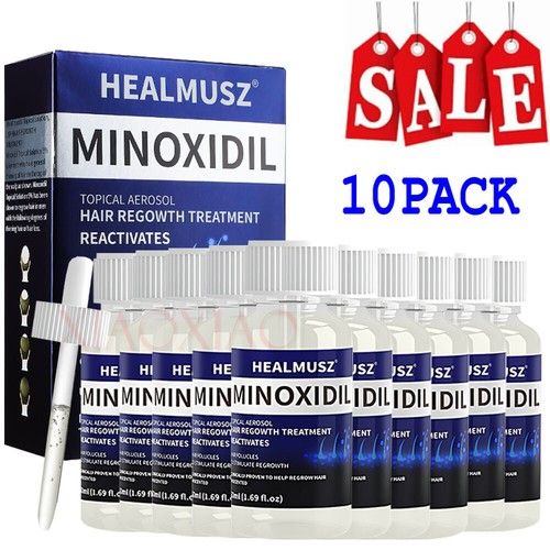 10 Month Supply Men Women Hair Regrowth Treatment Extra Strength Solution 50ml
