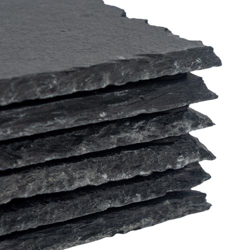 12 Piece Square Slate Placemats & Coasters Set — image 4