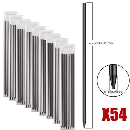 54x Tracer Pencil Refills Scriber Deep Hole Pen Lead Solid Carpenter Set 2.8mm — image 8
