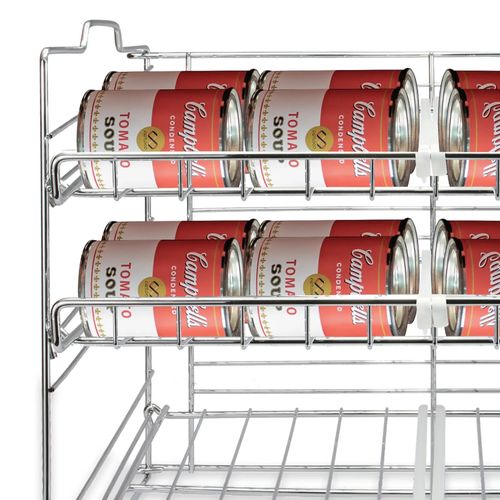 Stackable Can Rack Organizer 3 Tier Dispenser Storage for 36 Tins Kitchen Holder — image 4