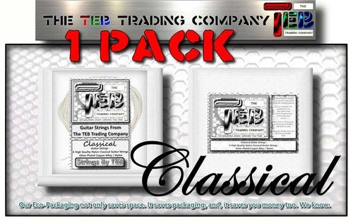 1,2 or 3 Packs Classical Guitar Strings - 6 High Quality Nylon Strings Set - UK