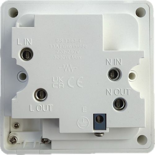 dexPro Wifi Fused Spur Timer Switch SMART 13amp power WHITE app controlled — image 6