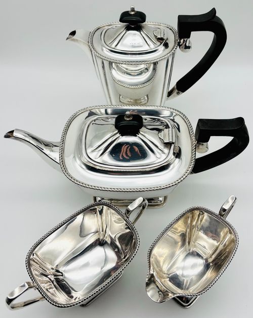 Edwardian Silver Plate Four Piece Tea Set by John Turton & Co – Circa 1910 — image 2