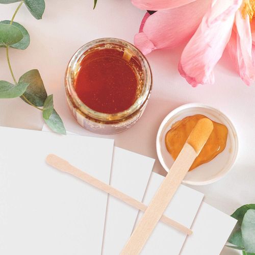200 WOODEN WAX STRIPS WAXING LEGS BODY BIKINI HAIR REMOVAL SPATULAS WAX STICKS — image 8