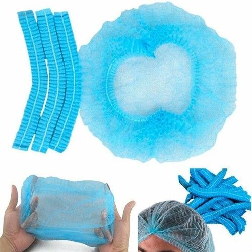Multi-Colour Disposable Mob Caps Hair Nets 100-1000pcs Salon Catering UK