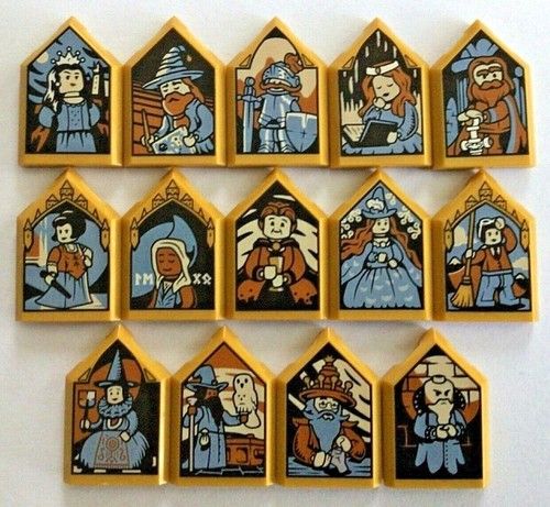 Lego Harry Potter 2x3 Pentagional Portrait Tiles - 22385 Choose your tile