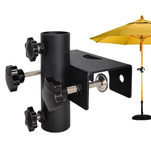 1PC Parasol Support Clamp Outdoor Umbrella Stand Balcony Umbrella Holder — image 1