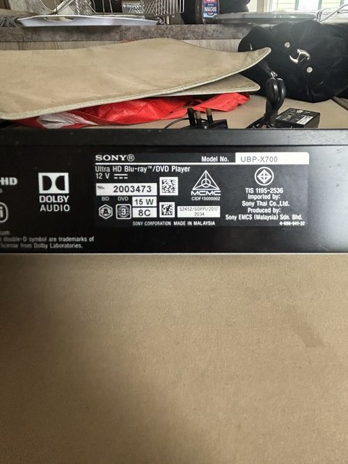 Sony UBP-X700 4K Ultra HD Blu-ray Player Region 3 — image 3